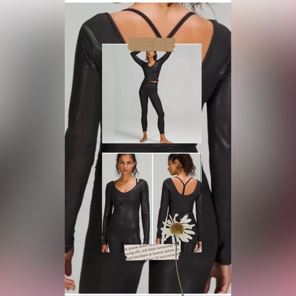 Lululemon Align Long Sleeve Shine NWT